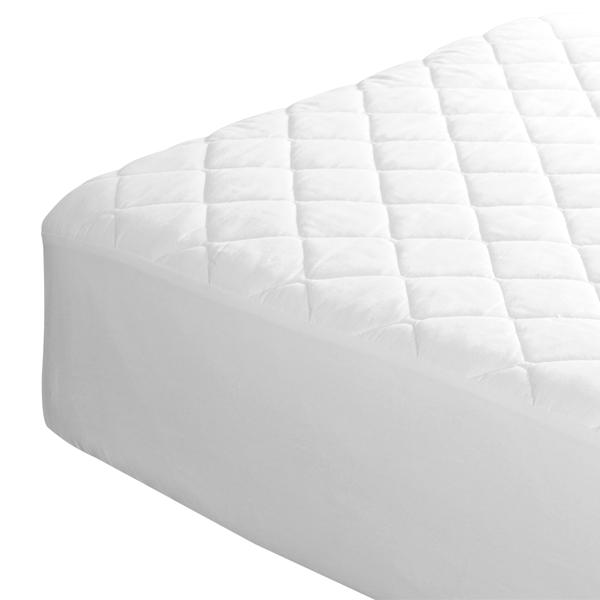 Home - Water-Resistant Mattress Pad Cover With Ultrasonic Threadless Quilting - 4 Sizes Available!