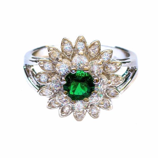 Jewelry - Aster Flower Gemstone Ring - Assorted Colours