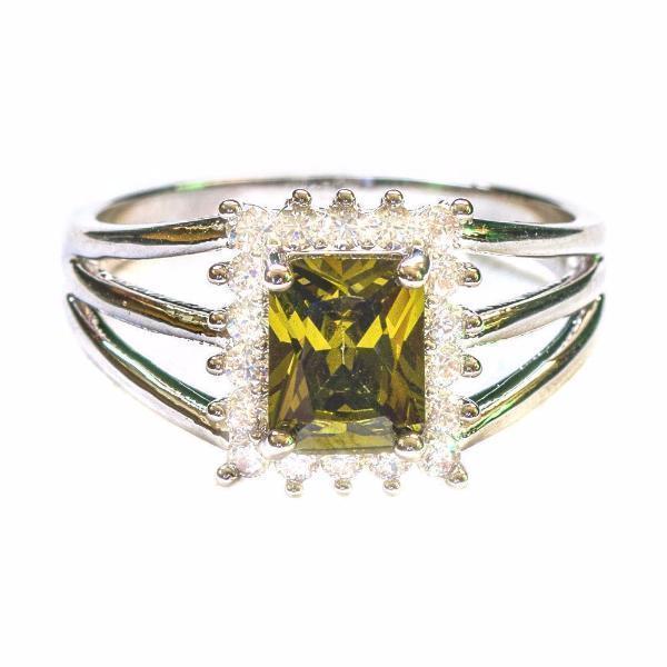 Jewelry - Elsa Emerald Cut Gemstone Ring - Assorted Colors