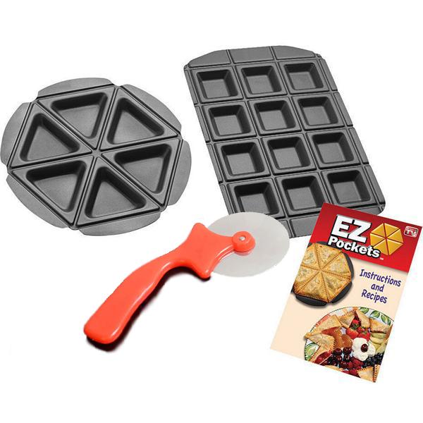 Kitchen - EZ Pockets: 4-Piece Non-Stick Steel Baking Kit