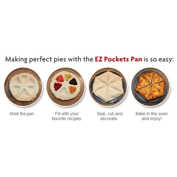 Kitchen - EZ Pockets: Non-Stick Steel Baking Kit - 3 Or 4-Piece Sets Available!