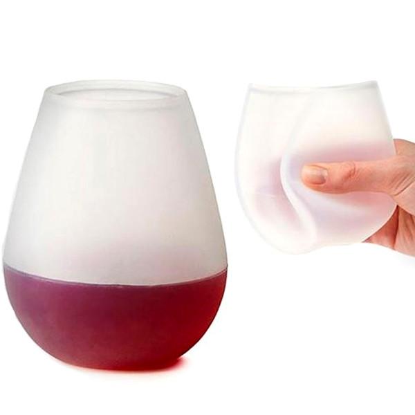 Kitchen - Foldable Silicone Unbreakable Wine/Beer Glass
