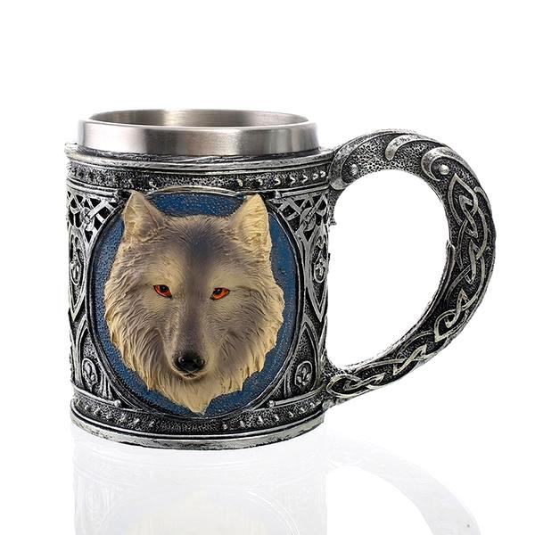 Kitchen - Mystical Wolf Stainless Steel Drinking Mug