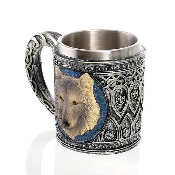 Kitchen - Mystical Wolf Stainless Steel Drinking Mug