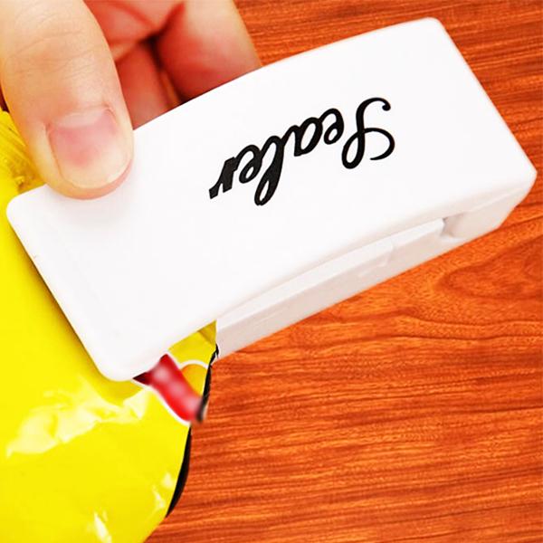 Kitchen - Portable Compact Bag Sealer With Easy Store Fridge Magnet