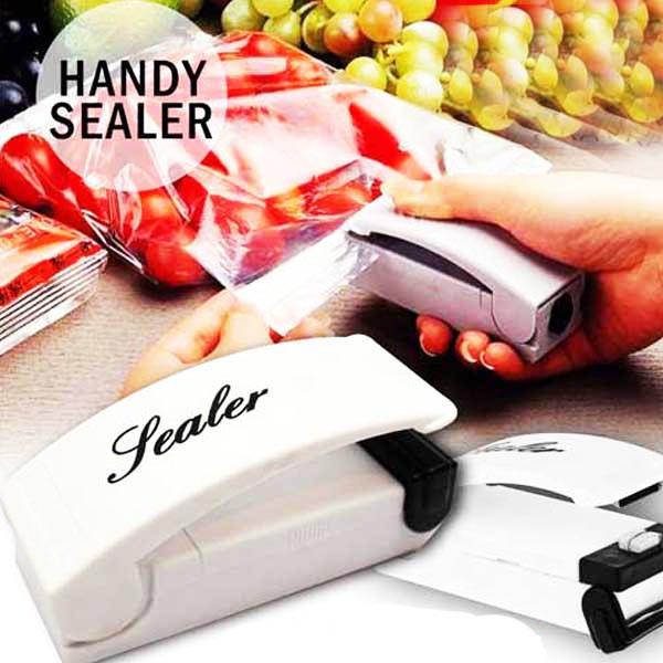 Kitchen - Portable Compact Bag Sealer With Easy Store Fridge Magnet