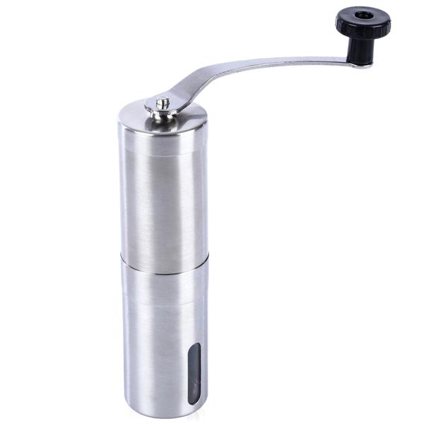 Kitchen - Stainless Steel Manual Coffee Grinder With Ceramic Burr