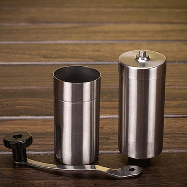 Kitchen - Stainless Steel Manual Coffee Grinder With Ceramic Burr