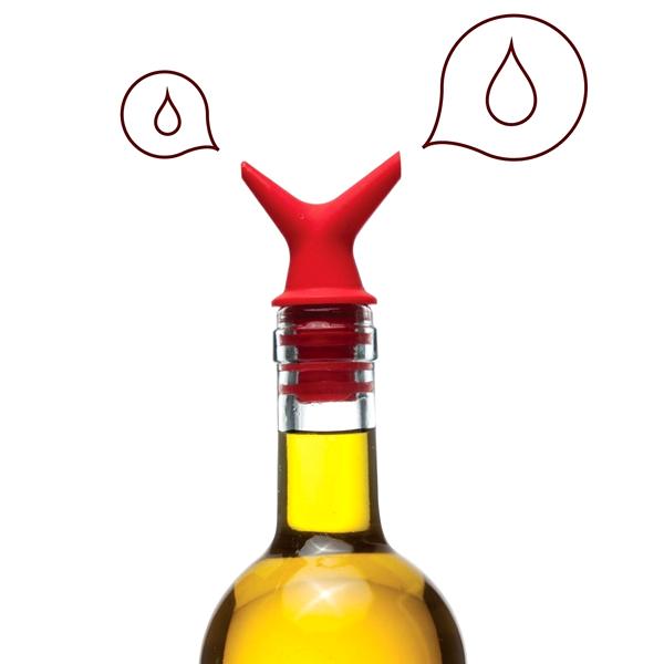 Kitchen - Tipsi Dual-Sized Bottle Pourer Spout - Assorted Colors