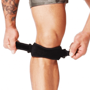 "Unisex Open Patella Adjustable Compression Knee Brace" Knee Protection