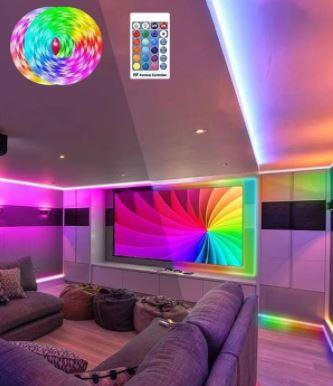 RGB LED Strip Lights  Multicolour - 5m