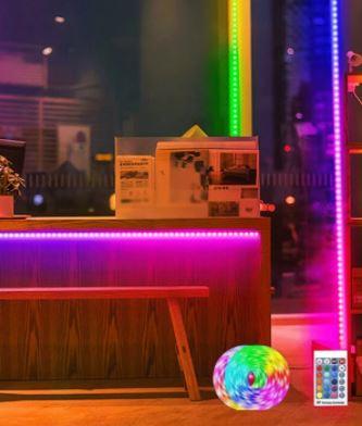 RGB LED Strip Lights  Multicolour - 5m