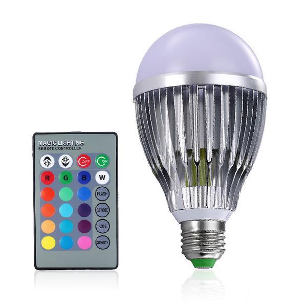 Color-Changing LED Bulb Light W/ Remote