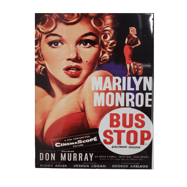 "Marilyn Monroe Cinema Scope Movie Poster" Vintage Collectible Metal Wall Decor Sign
