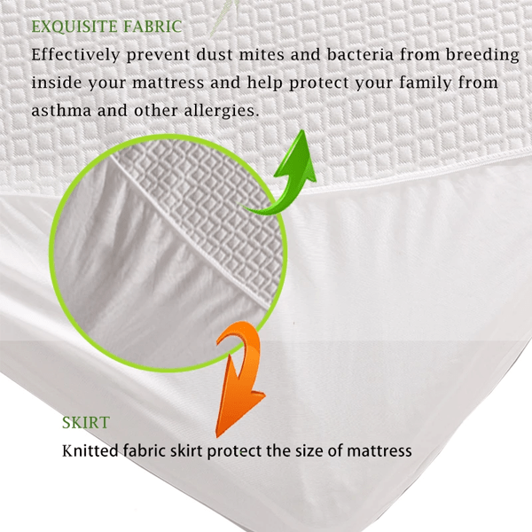 Bamboo Blend Jacquard Mattress Pad