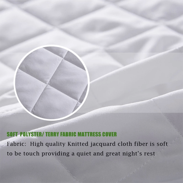 Bamboo Blend Jacquard Mattress Pad
