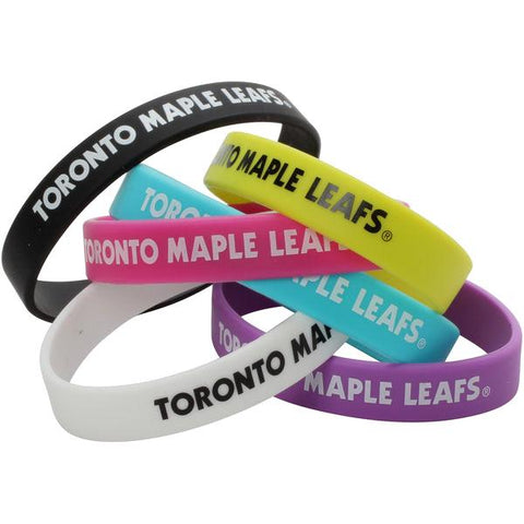 NHL - 6 Pack: Toronto Maple Leafs Officially Licensed Silicone Beverage Bands