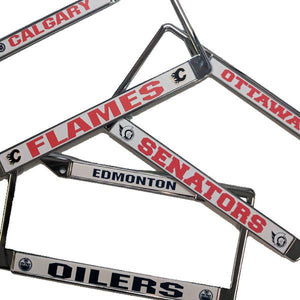 NHL - NHL Officially Licensed Metal Chrome License Plate Frame - Assorted Teams