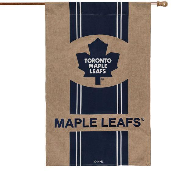 NHL - Toronto Maple Leafs Officially Licensed Burlap House Flag - 28" X 44"