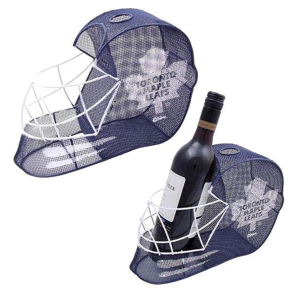 NHL - Toronto Maple Leafs Officially Licensed Goalie Helmet Bottle And Cork Cage Holder