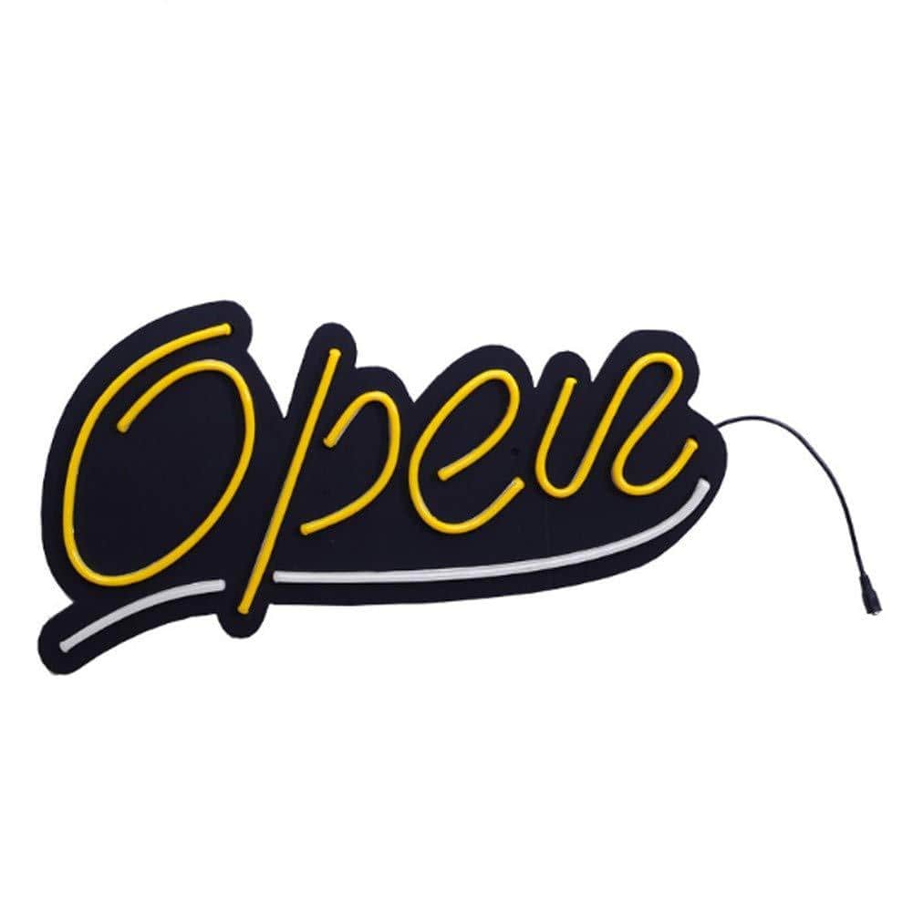 Neon LED - Open Sign (Orange/White)