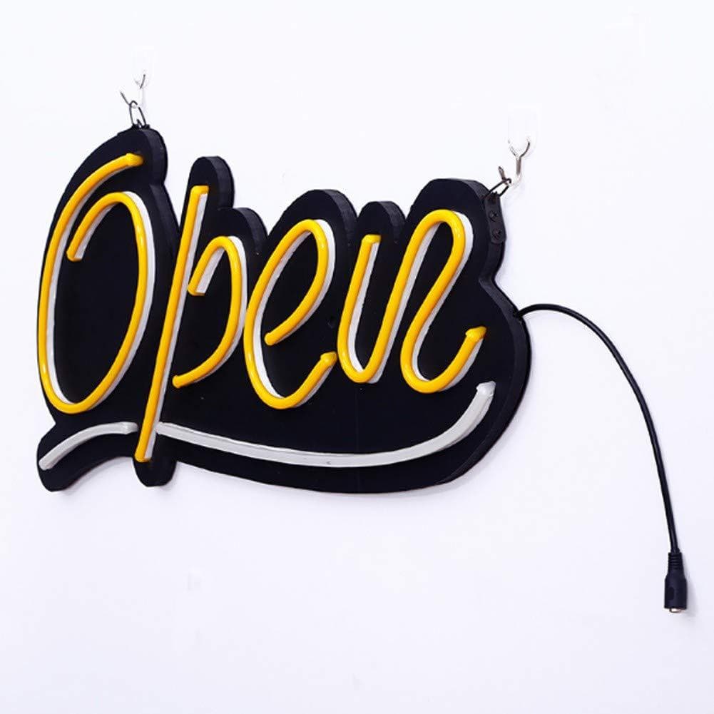 Neon LED - Open Sign (Orange/White)