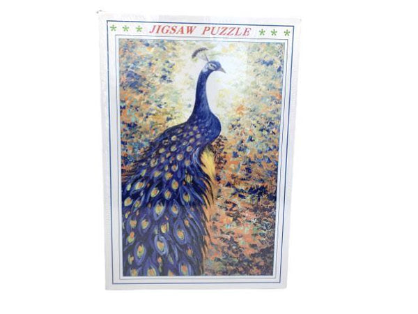 "Blue Peacock" - 1000 Pieces Jigsaw Puzzles