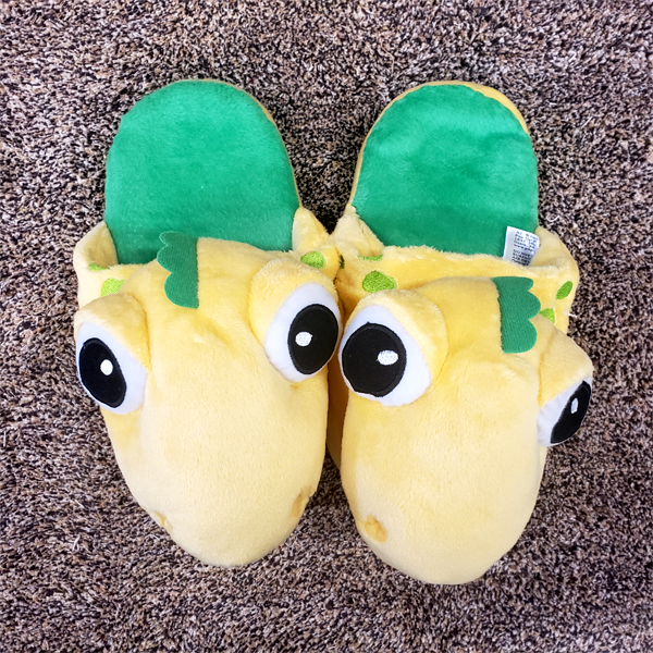 Kids Fluffy Baby Dino Slippers - 4 Sizes Available!