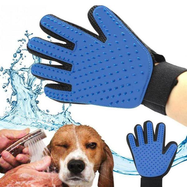 Pets - True Touch Five-Finger Deshedding Pet Glove