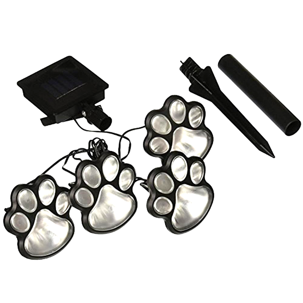 Power Paws Whimsical Solar-Powered Decorative Garden Lights - Multi-Packs Available!