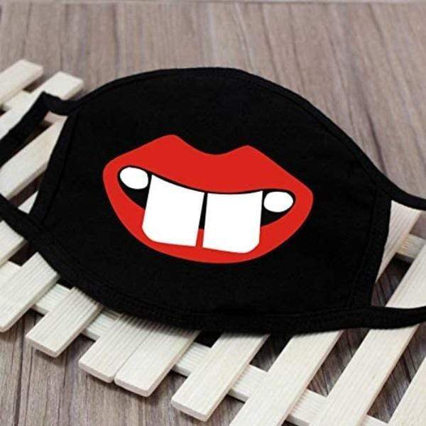 3 Pieces Unisex 3D Print Cartoon Pattern Cotton Face Masks