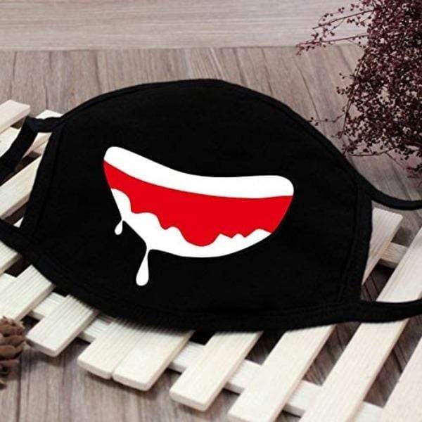 3 Pieces Unisex 3D Print Cartoon Pattern Cotton Face Masks
