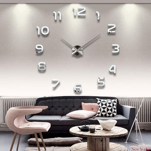 Acrylic Mirror Wall Clock