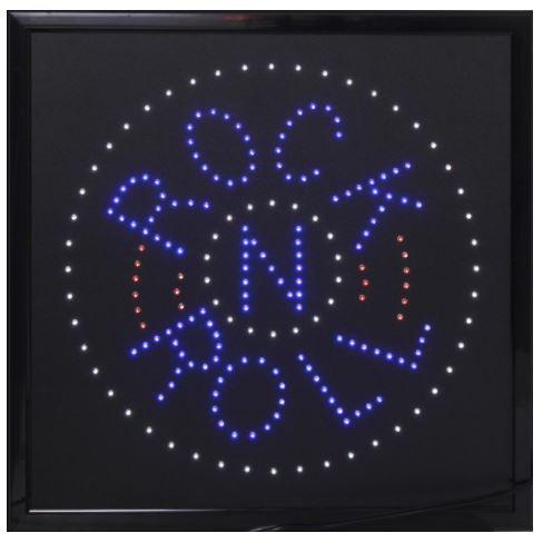 LED SIGN  - ROCK N ROLL