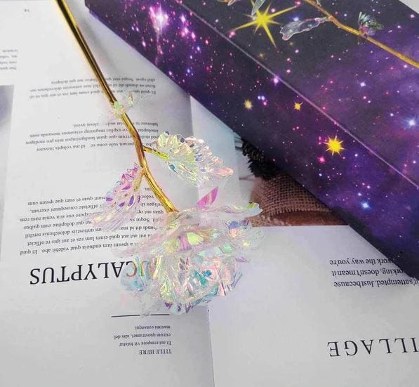 Holographic Rose With LED Light