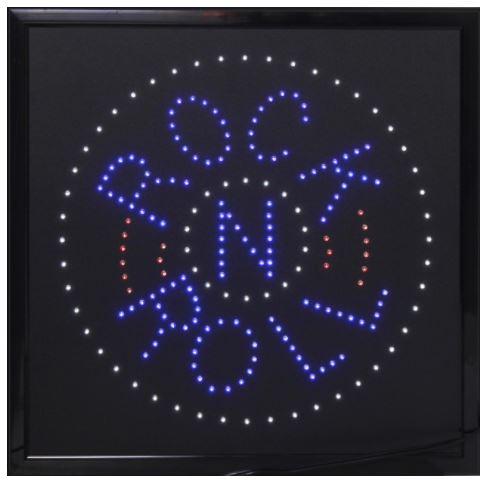 LED SIGN  - ROCK N ROLL