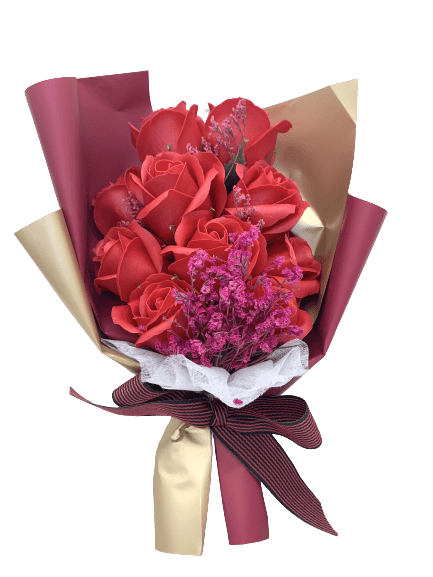 Artificial Rose Bouquet Gift Box