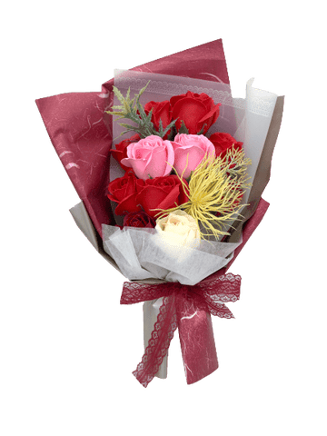 Artificial Rose Bouquet Gift Box