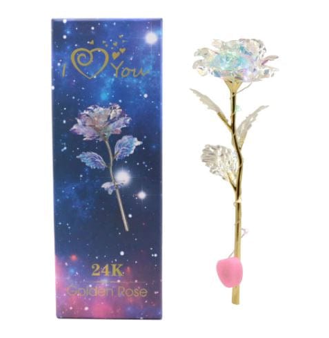 Holographic Rose With LED Light