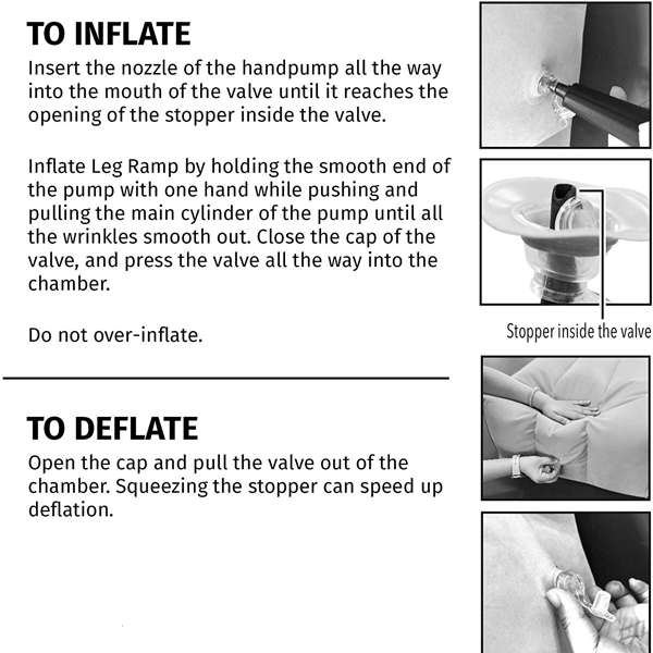 Inflatable Leg Elevation Pillow