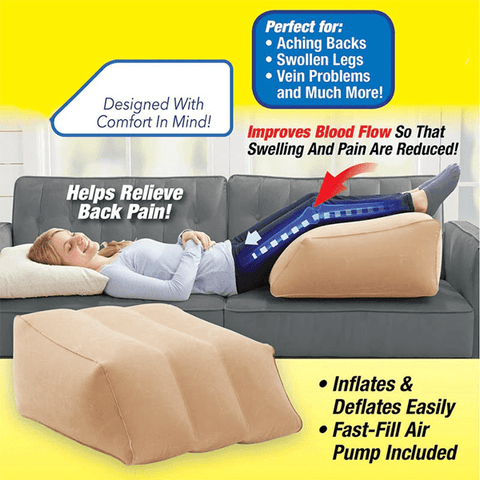 Inflatable Leg Elevation Pillow