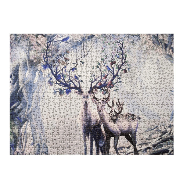 "House of Deer" 1000 Pieces Mini Jigsaw Puzzles