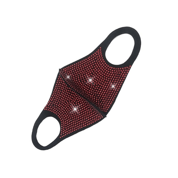 2 Pack: Reusable Rhinestone Fashion Mask