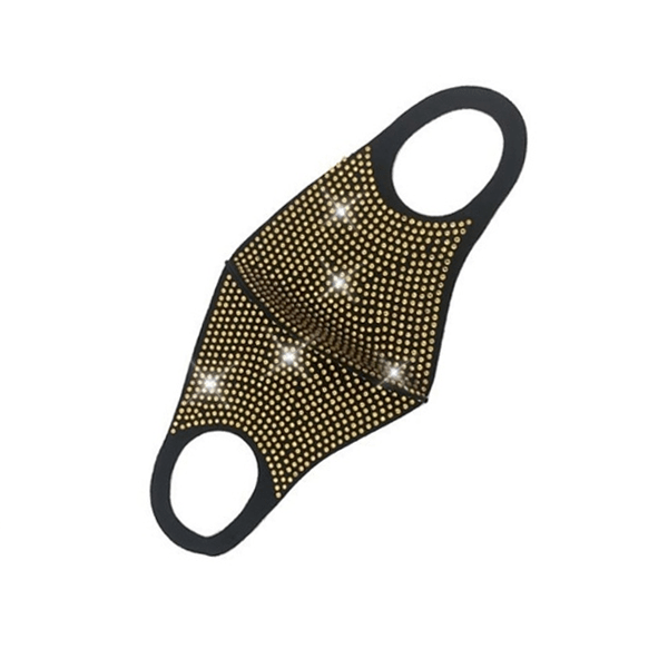 2 Pack: Reusable Rhinestone Fashion Mask