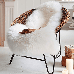 White Luxury Sheepskin Area Rugs