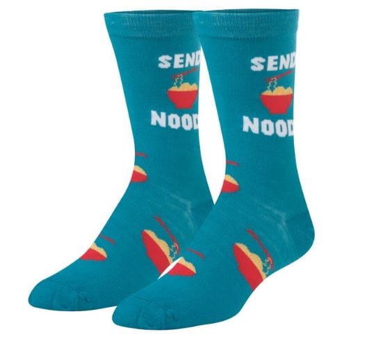 Crazy Socks - Send Noods Women's Crew Folded