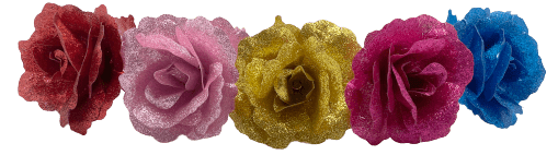 24k Gold Foil Shimmer Glittery Rose