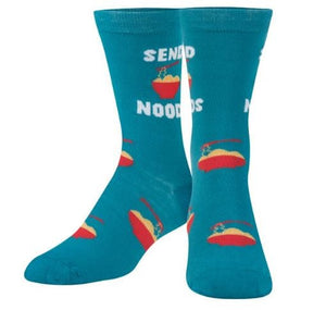 Crazy Socks - Send Noods Women's Crew Folded