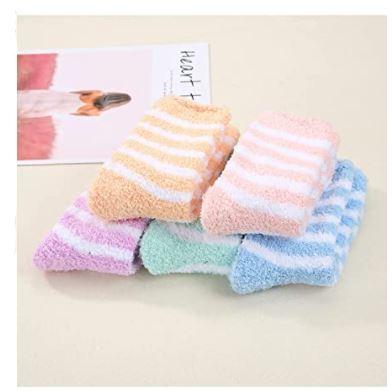 Winter Fluffy Stripes Socks - 3 Pack