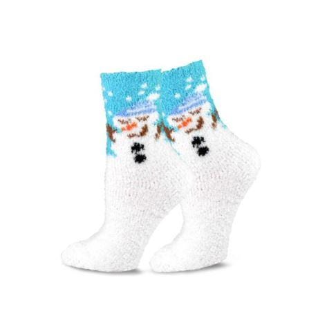 Fluffy Winter Christmas Socks - 6 Pairs - SET B